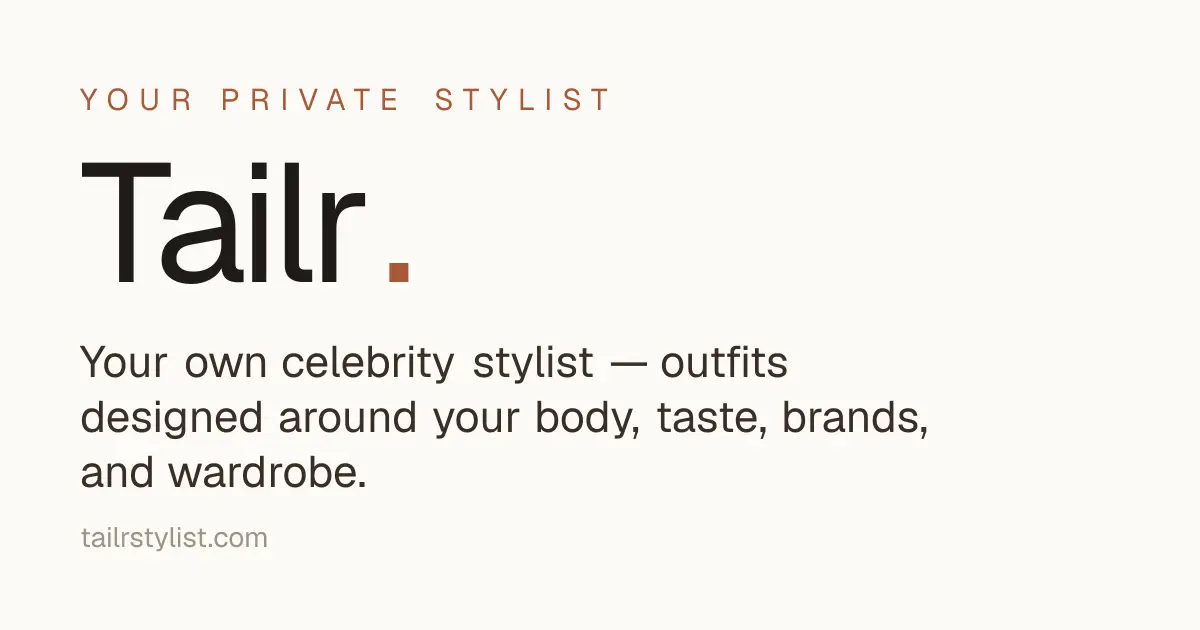 The Tailr AI personal-styling app